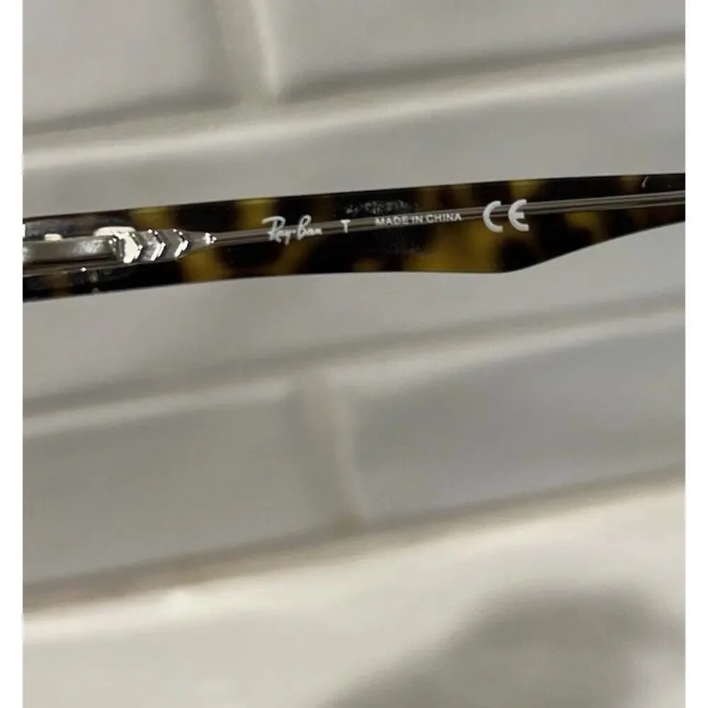 Ray Ban Eyeglasses‎ Frames Only RB 5286 5082 Transparent Square Tortoise Shell